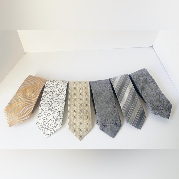 Canali Other - Lot of six Luxury Silk Ties 3 Canali 2 Ted Baker 1 Ermenegildo Zegna